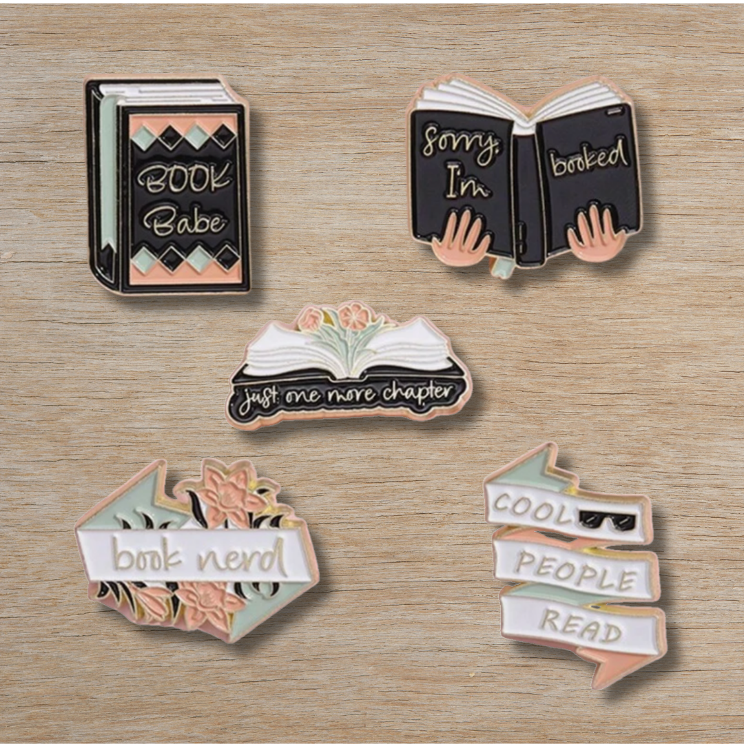 Book Lovers Collection - Book Babe Pin