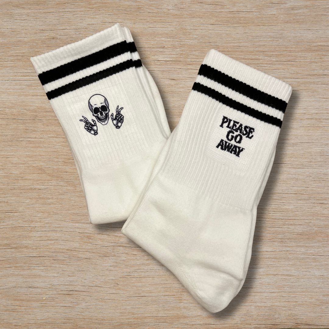 Peace Out - Crew Socks