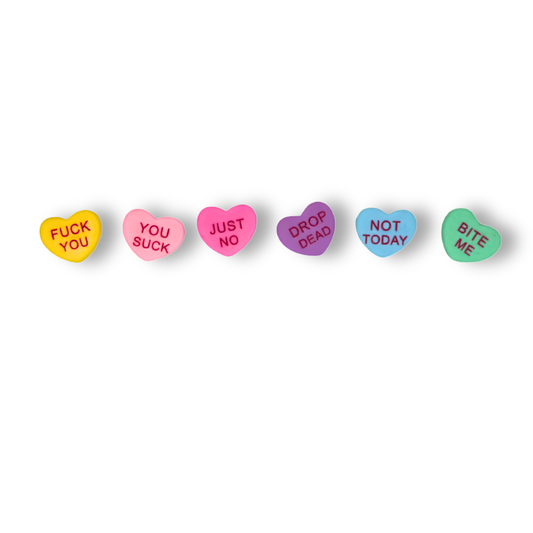 Unhinged Sweethearts Candy Pins