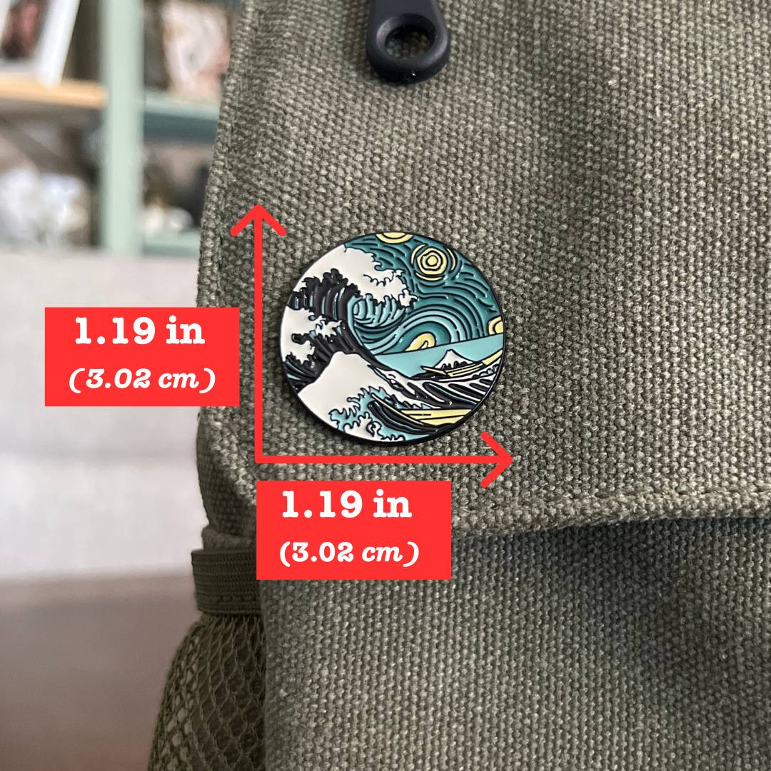 Sea Wave Pin
