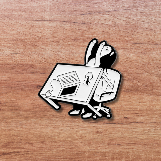 Flipping Desks Pin