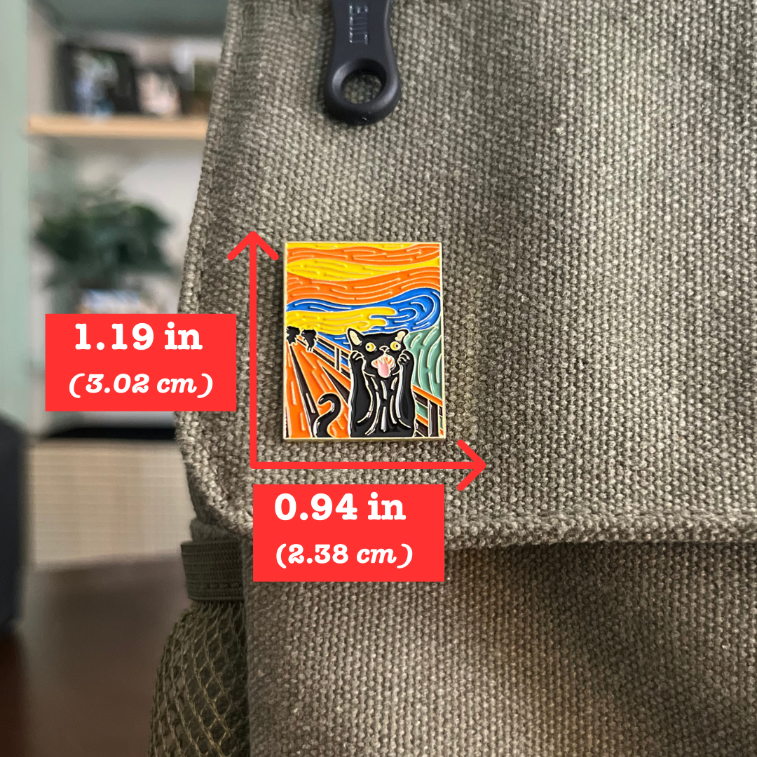 Famous Cats Collection - Scream Pin