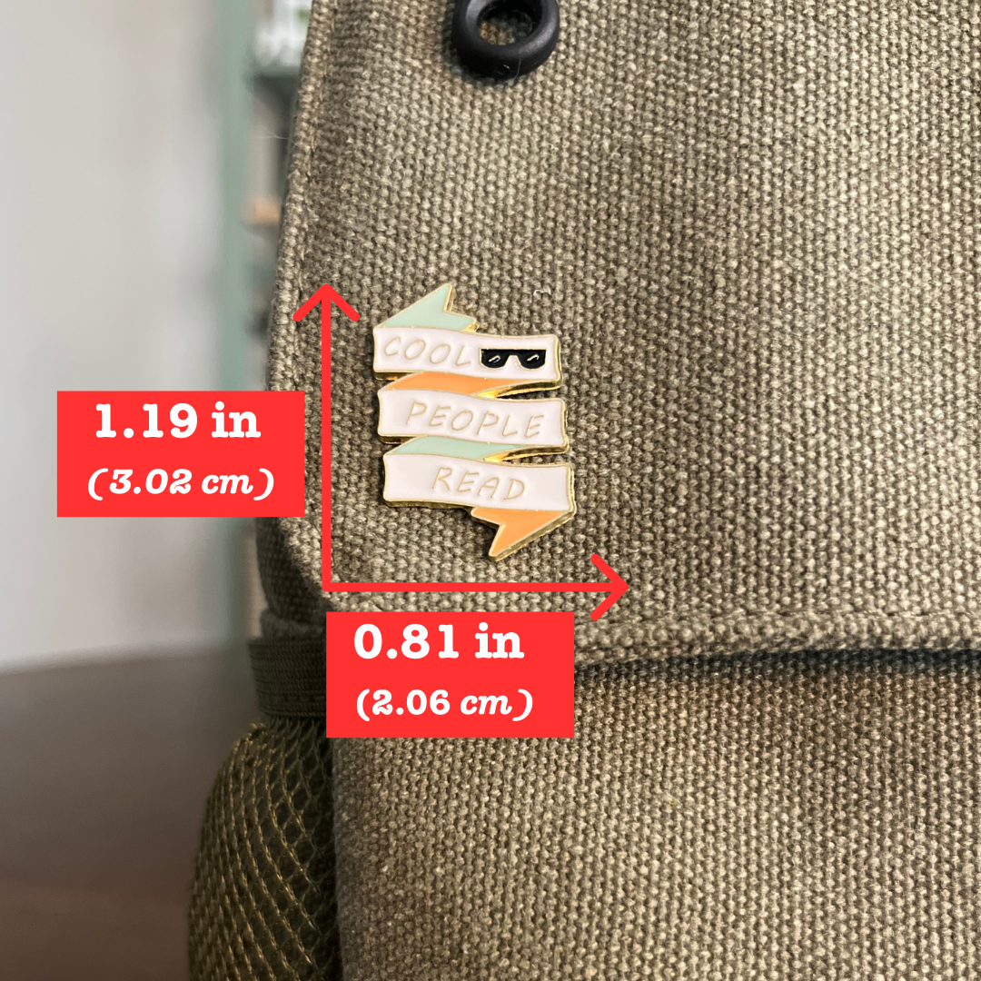 Book Lovers Collection - Cool People Read Pin