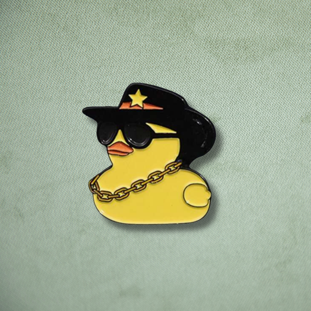 Black Cowboy Hat Duckie Pin