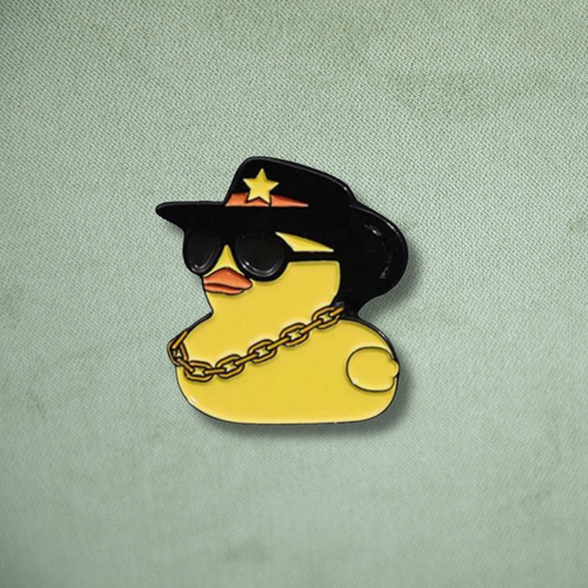Black Cowboy Hat Duckie Pin