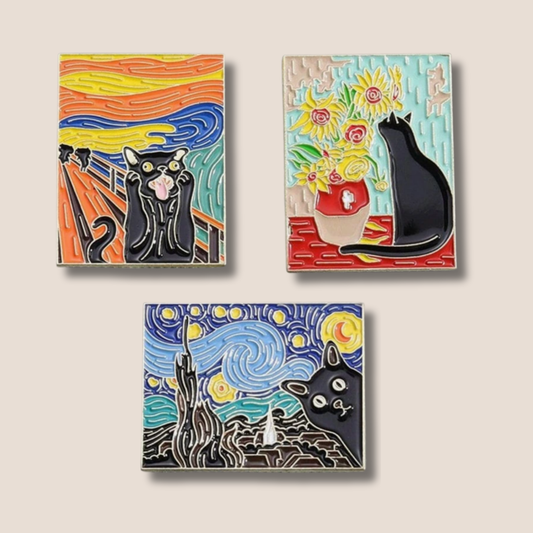 Famous Cats Collection - 3 Pins