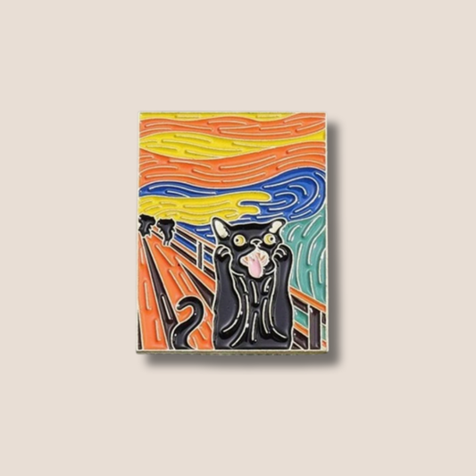 Famous Cats Collection - Scream Pin