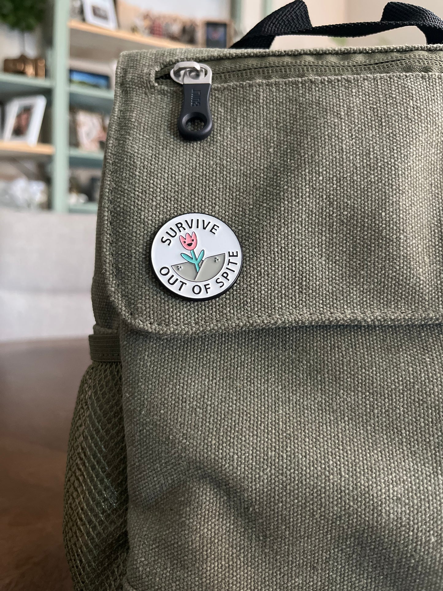 Survive Out Of Spite Pin