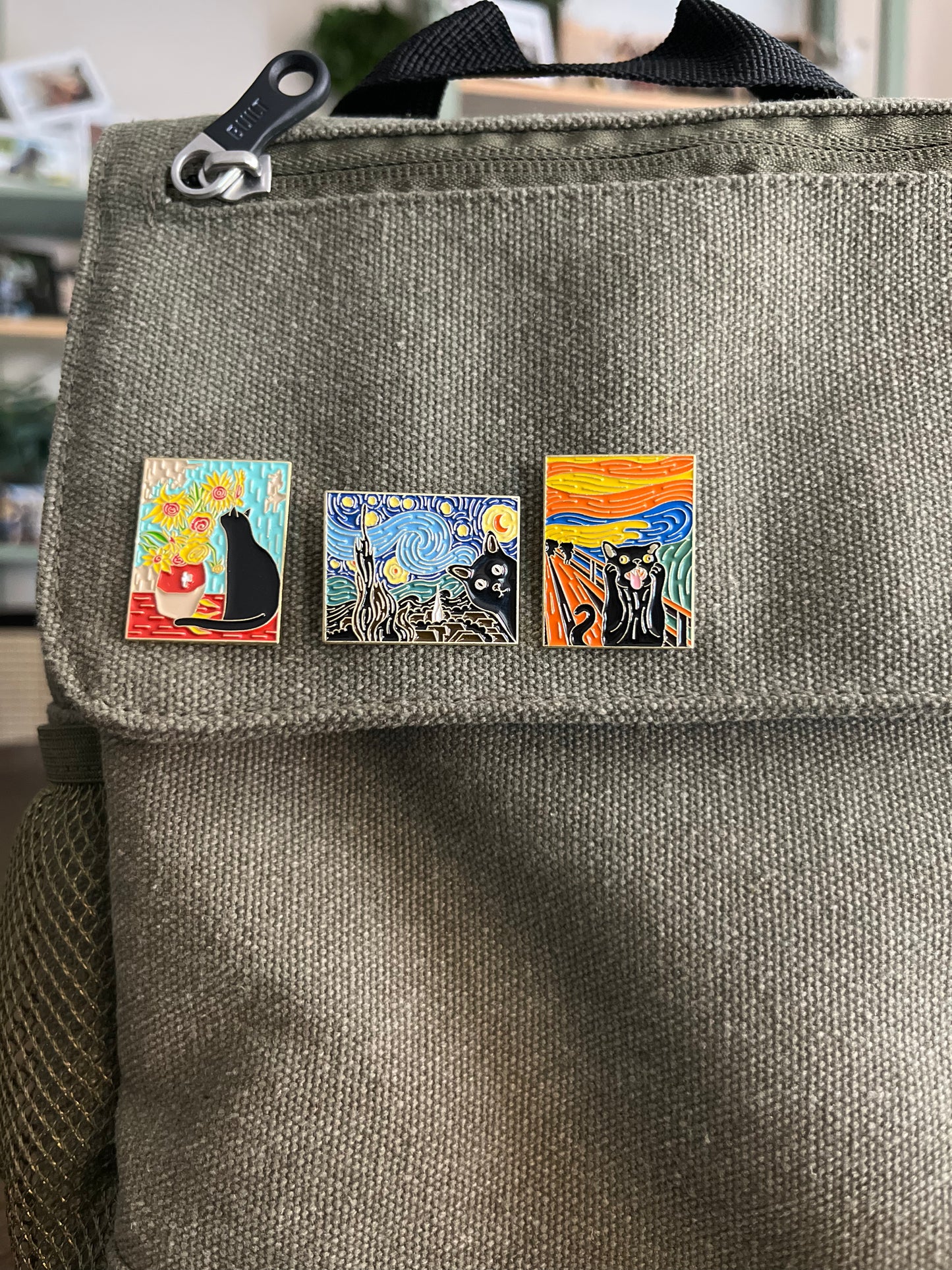 Famous Cats Collection - Scream Pin