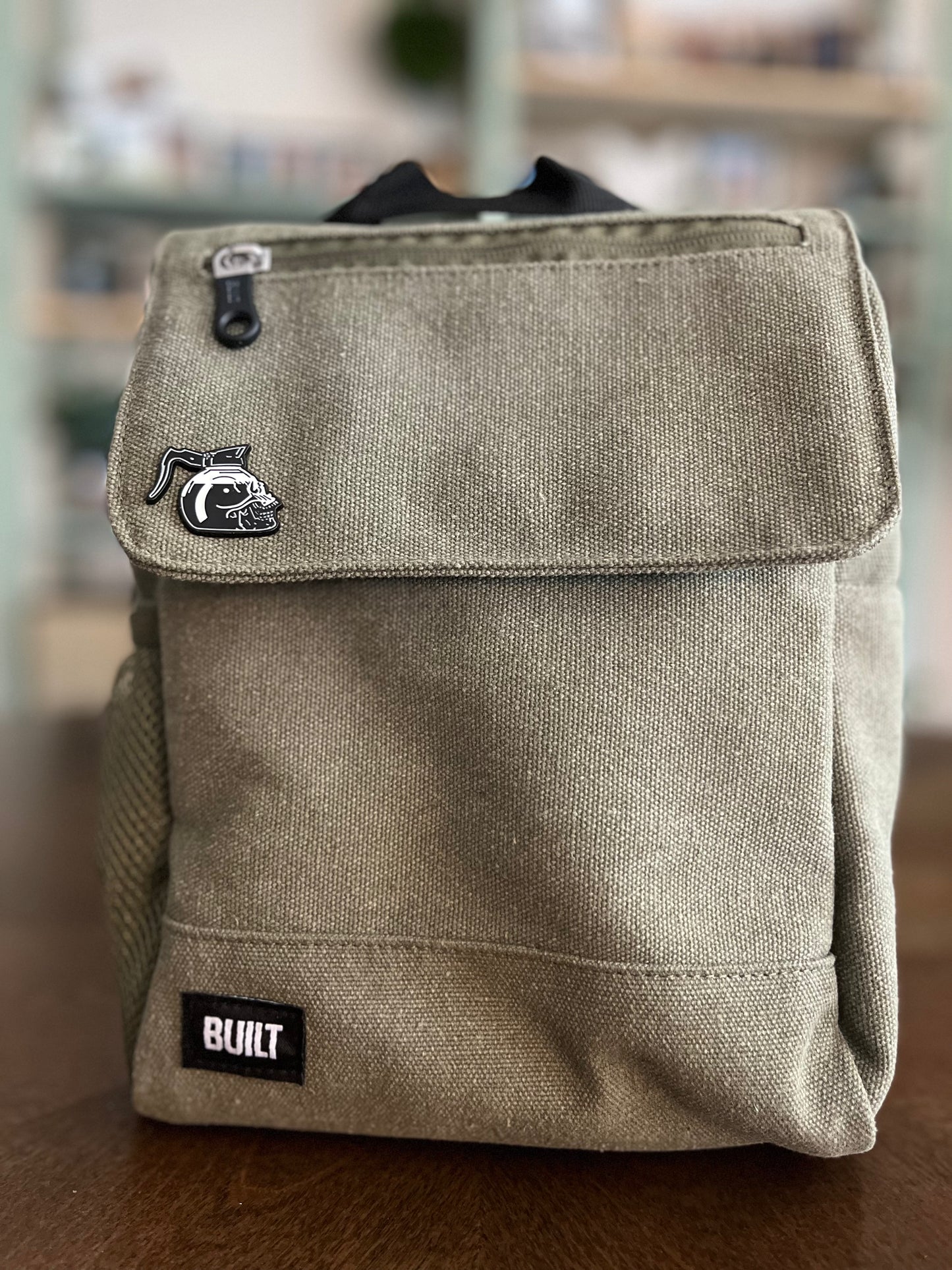 Death Before Decaf Pin