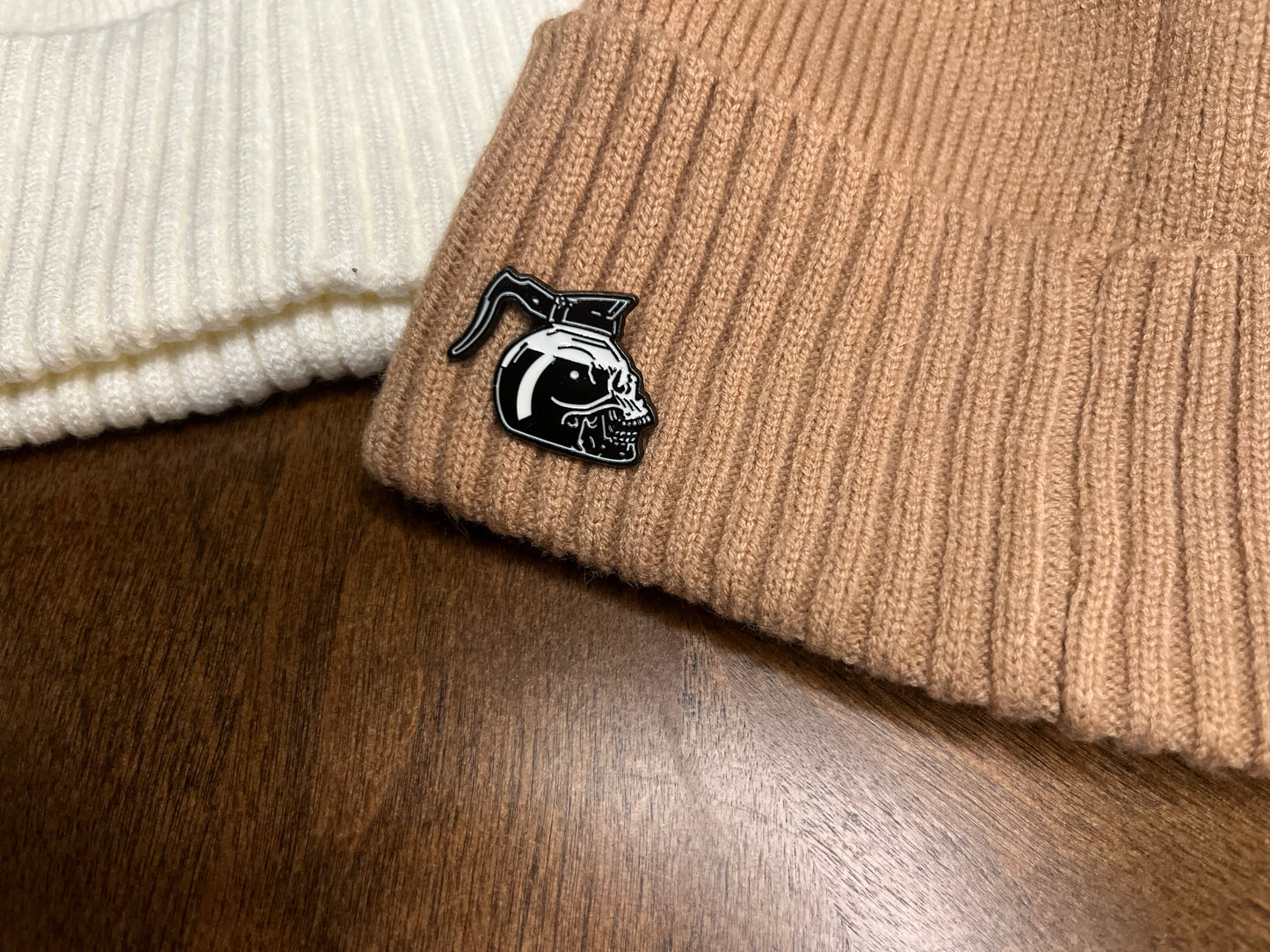 Death Before Decaf Pin