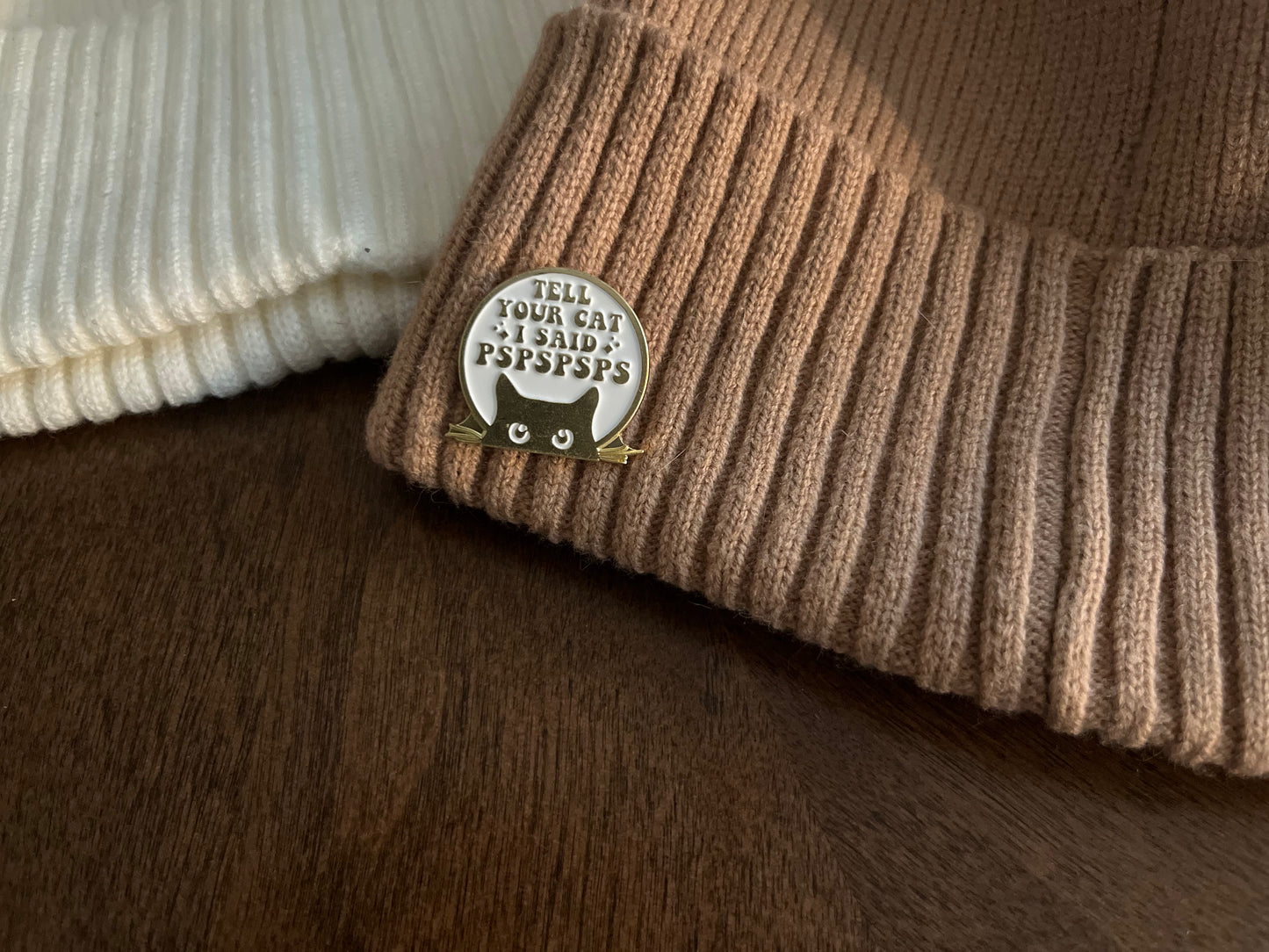 Tell Your Cat Pin