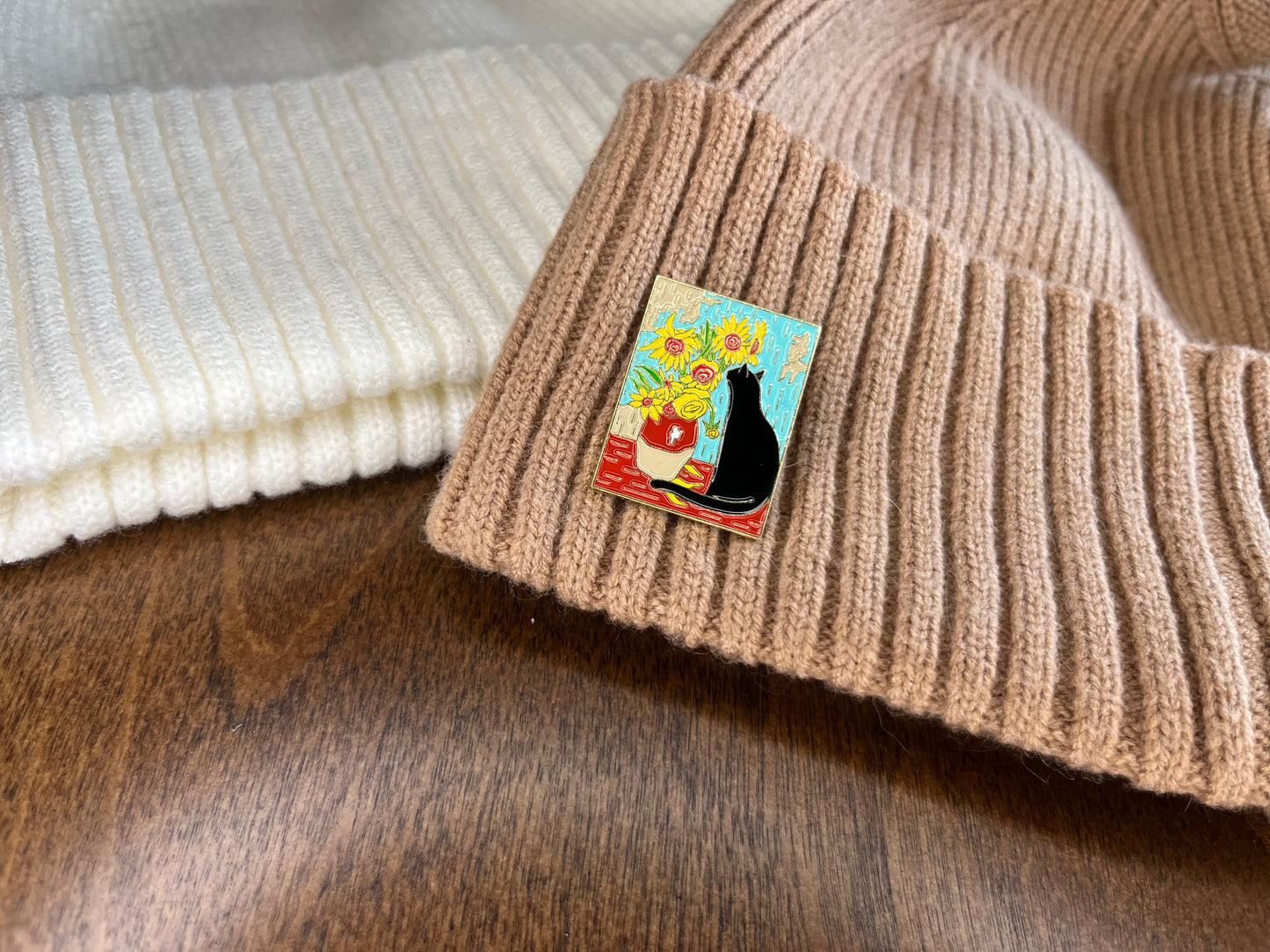 Famous Cats Collection - Sunflowers Pin