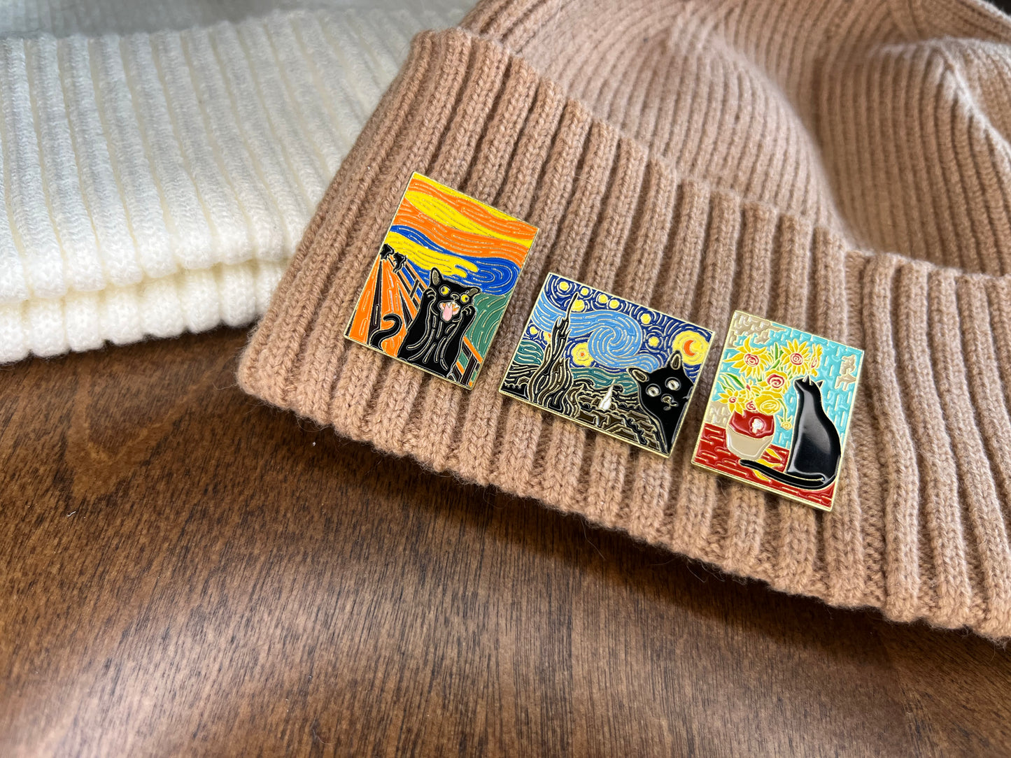 Famous Cats Collection - Scream Pin