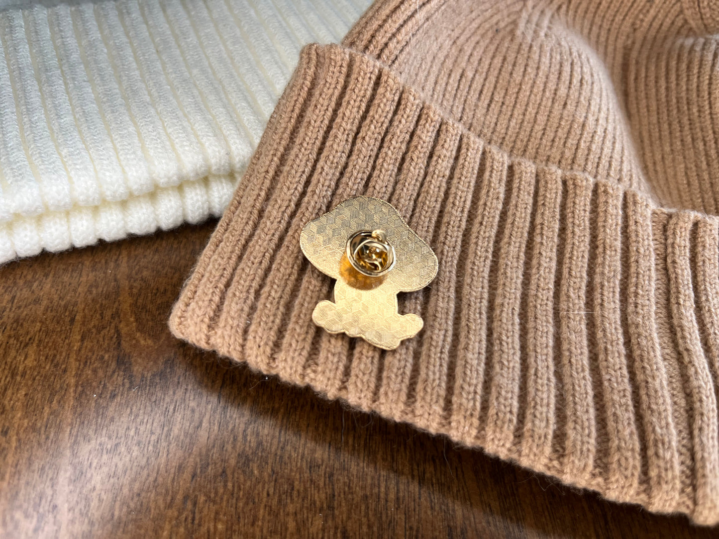 Mushroom Top Girl Collection - Yellow Pin